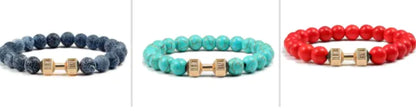 Turquoise Barbell Bracelet