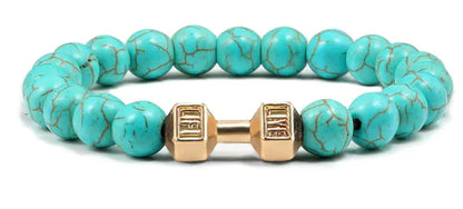 Turquoise Barbell Bracelet